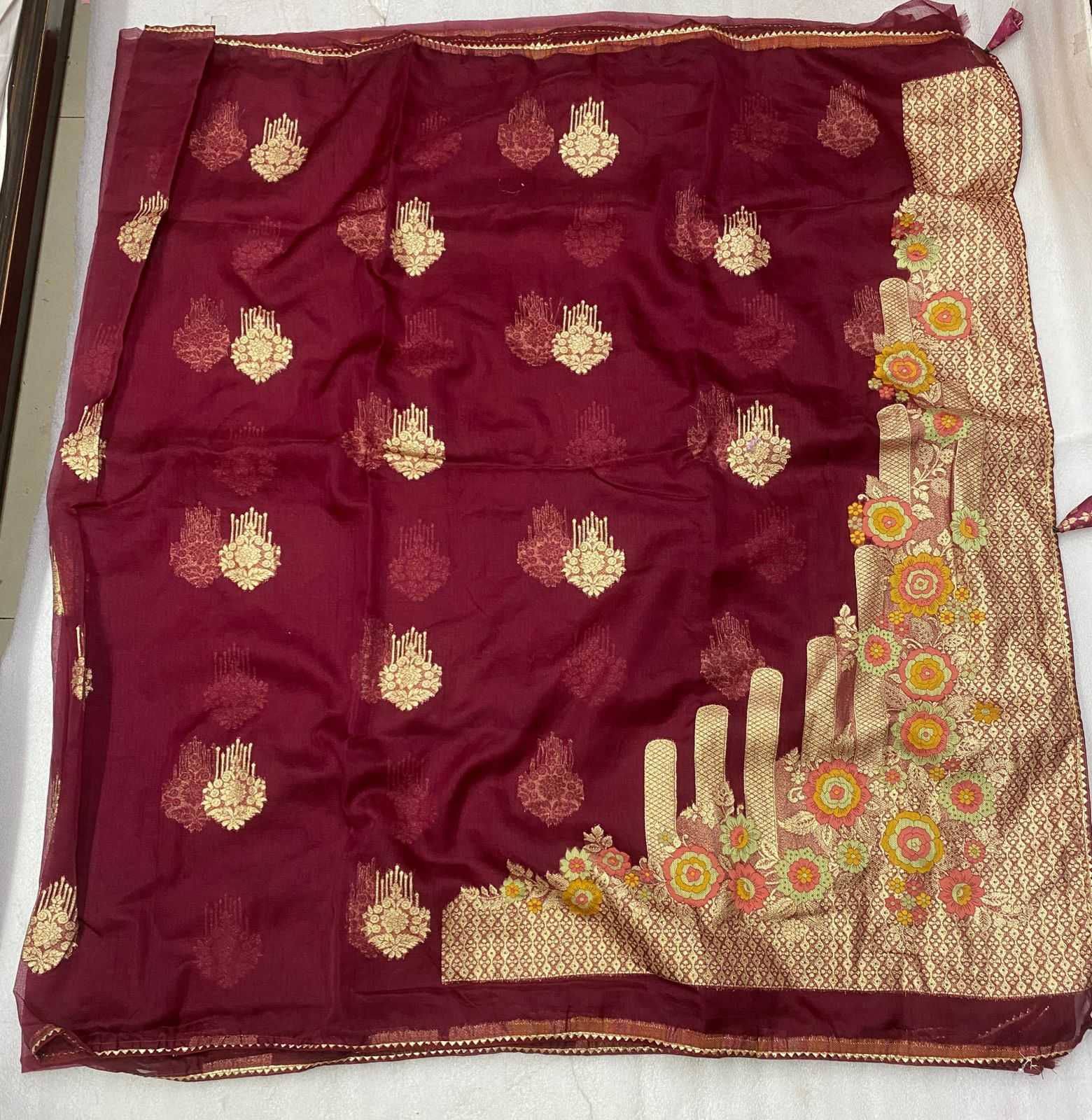 YNF ORGANZA ASW CHOICE WHOLESALE SAREES MANUFACTURER